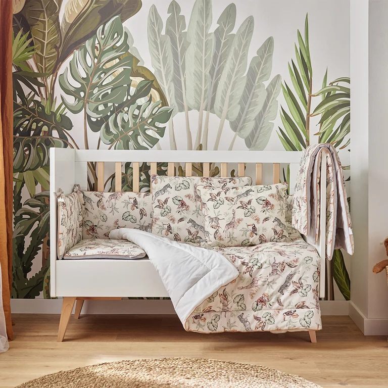 Lit évolutif 60x120 Pinio Swing - Blanc et bois
