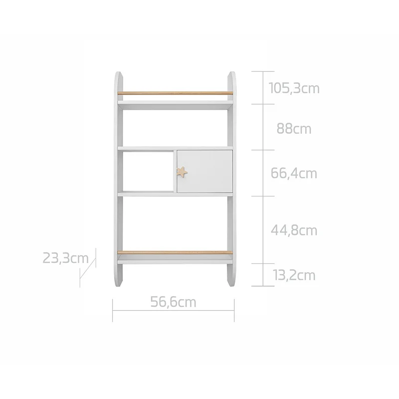 Étagère murale Bellamy Rainbow - Blanc