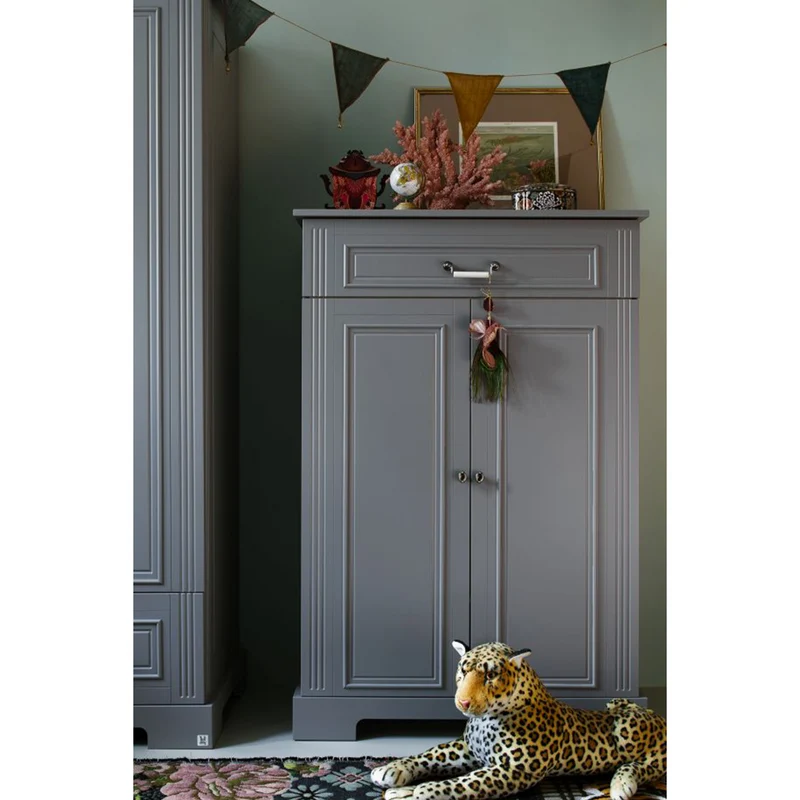 Chiffonnier 2 portes Bellamy Ines - Gris