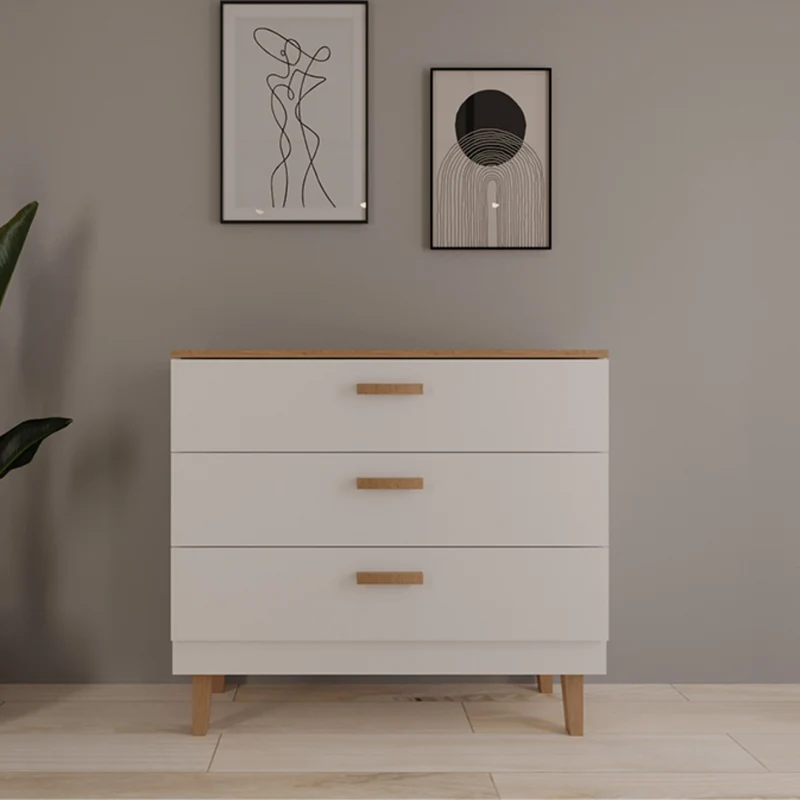 Commode 3 tiroirs Denver - Blanc