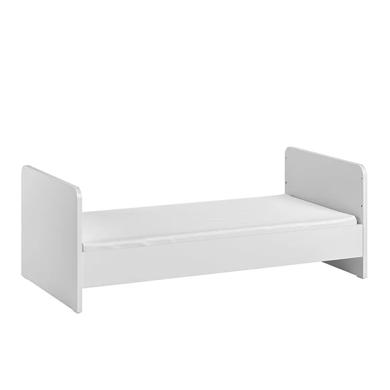 Chambre complète lit évolutif 70x140 commode à langer et armoire 2 portes Vox Ova Blanc