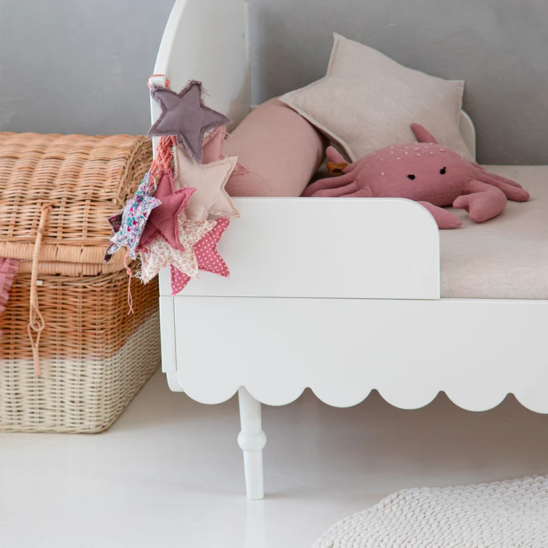 Lit évolutif 70x140 Wood Luck Babushka Blanc