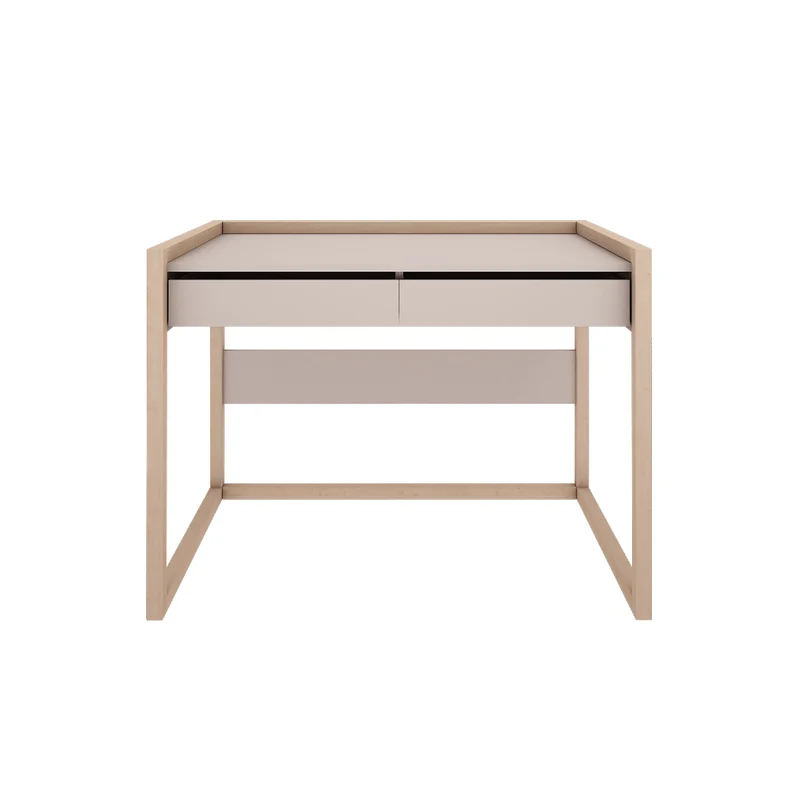 Bureau 2 tiroirs Wood Luck Romy - Cachemire