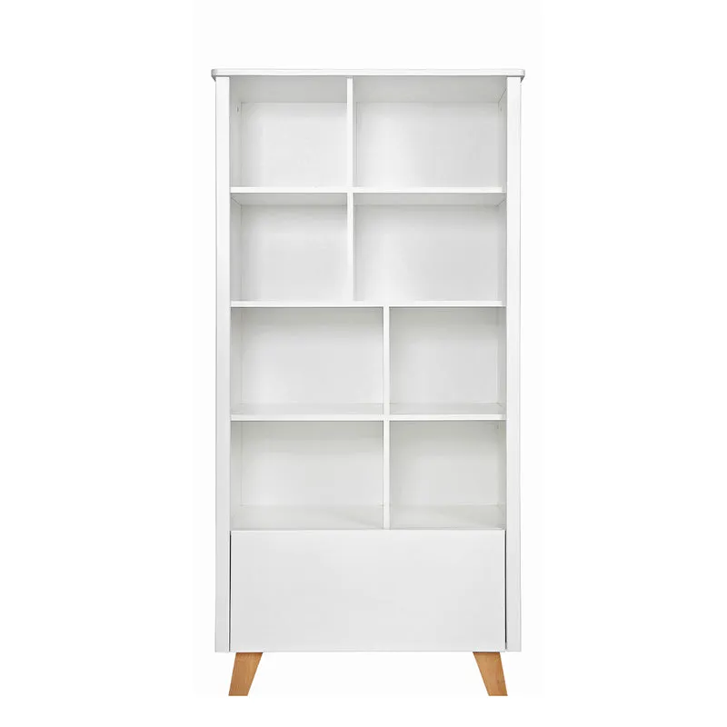 Bibliothèque 1 tiroir Novelies Zara Blanc