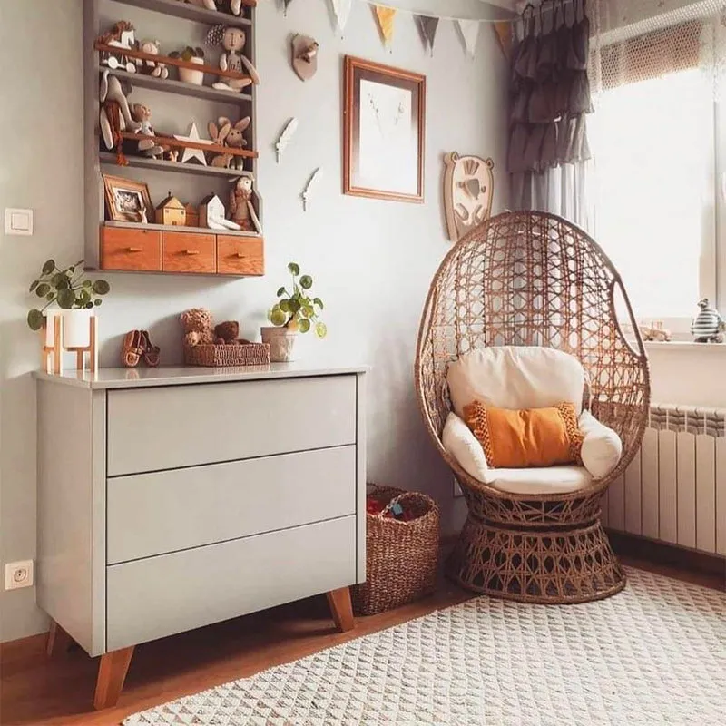 Commode 3 tiroirs Novelies Zara Gris