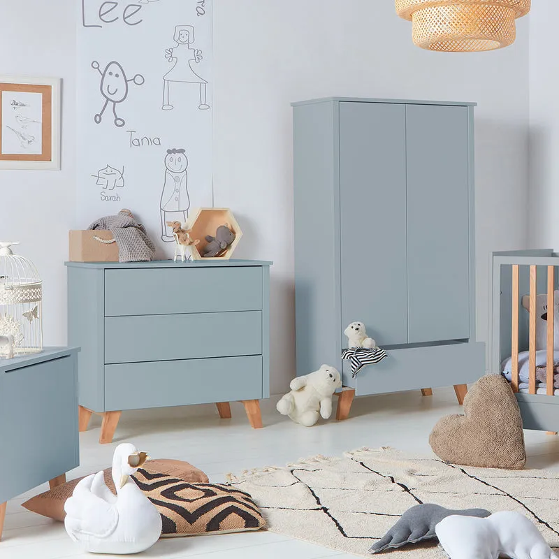 Commode 3 tiroirs Novelies Zara Gris