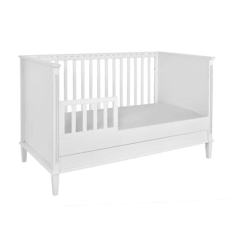 Lit évolutif 70x140 tiroir inclus Novelies Bianka Blanc