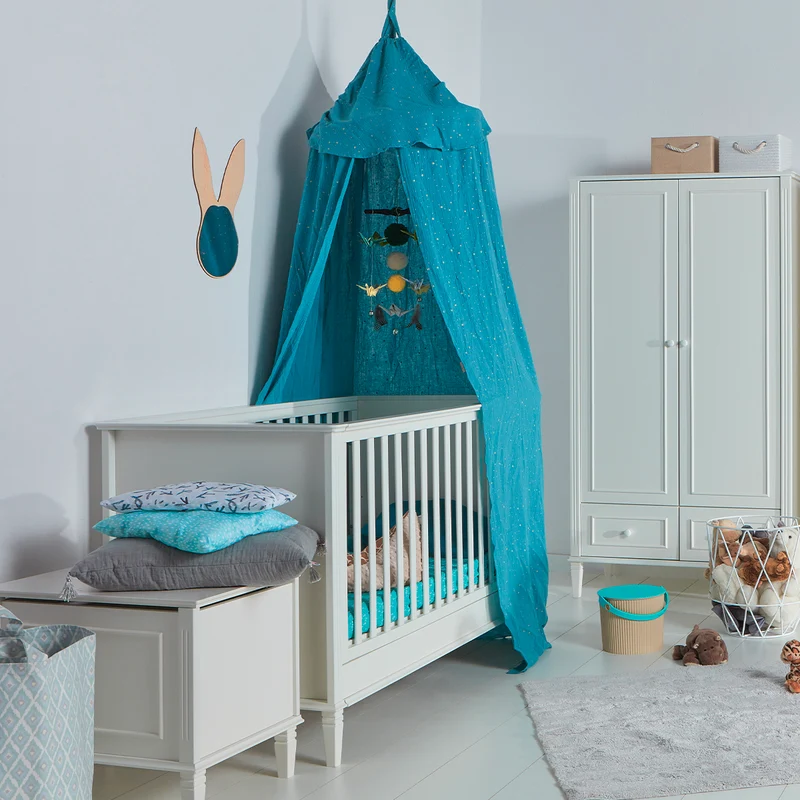 Lit évolutif 70x140 tiroir inclus Novelies Bianka Blanc