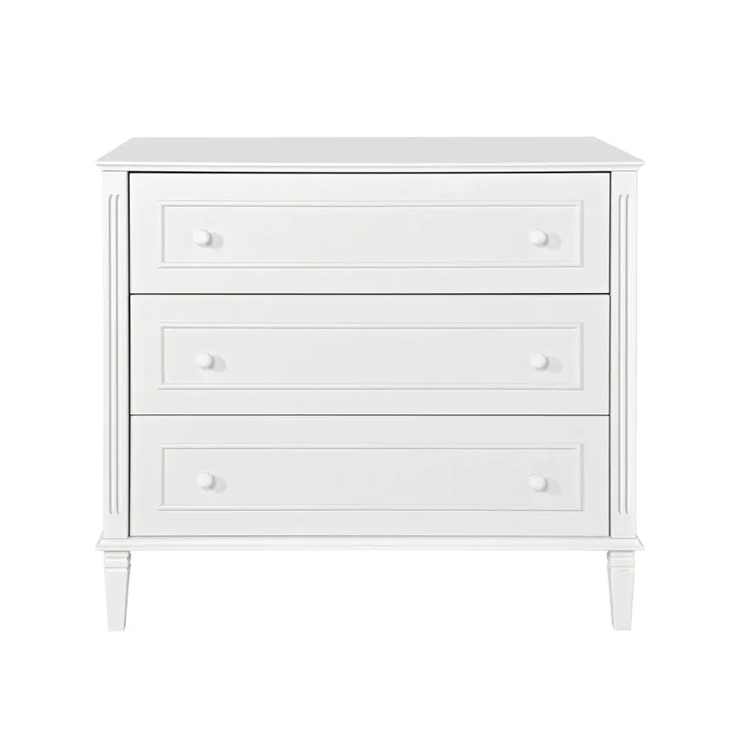 Commode 3 tiroirs Novelies Bianka Blanc