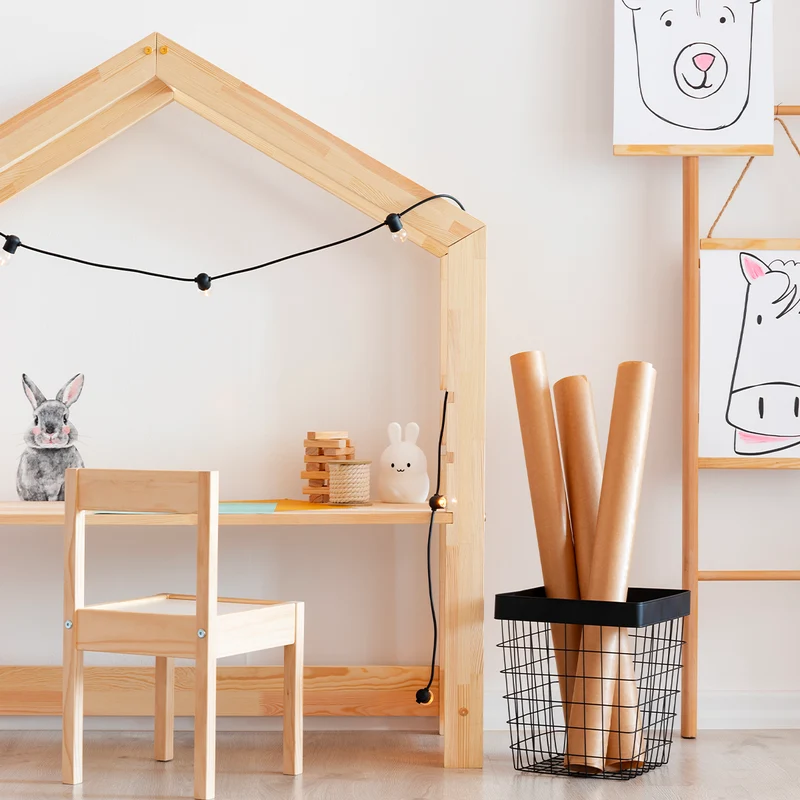Bureau avec chaise Louis Bois