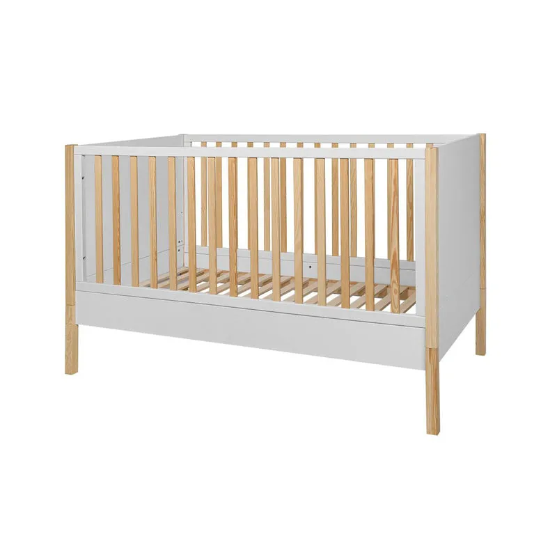 Lit évolutif 70x140 Bellamy Juliette Blanc et bois