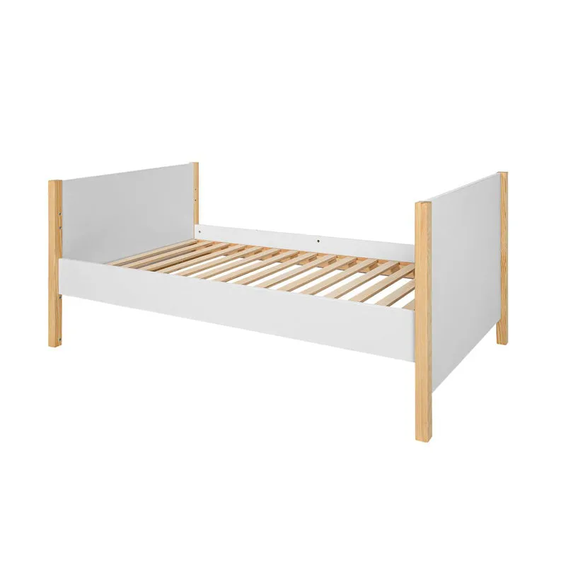 Lit évolutif 70x140 Bellamy Juliette Blanc et bois