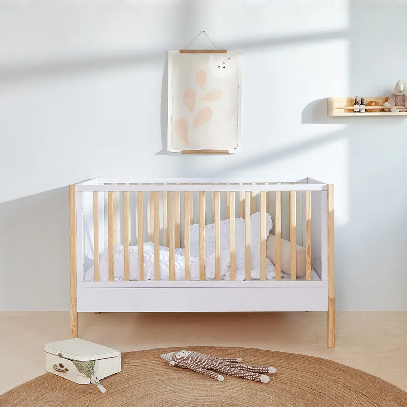 Lit évolutif 70x140 Bellamy Juliette Blanc et bois