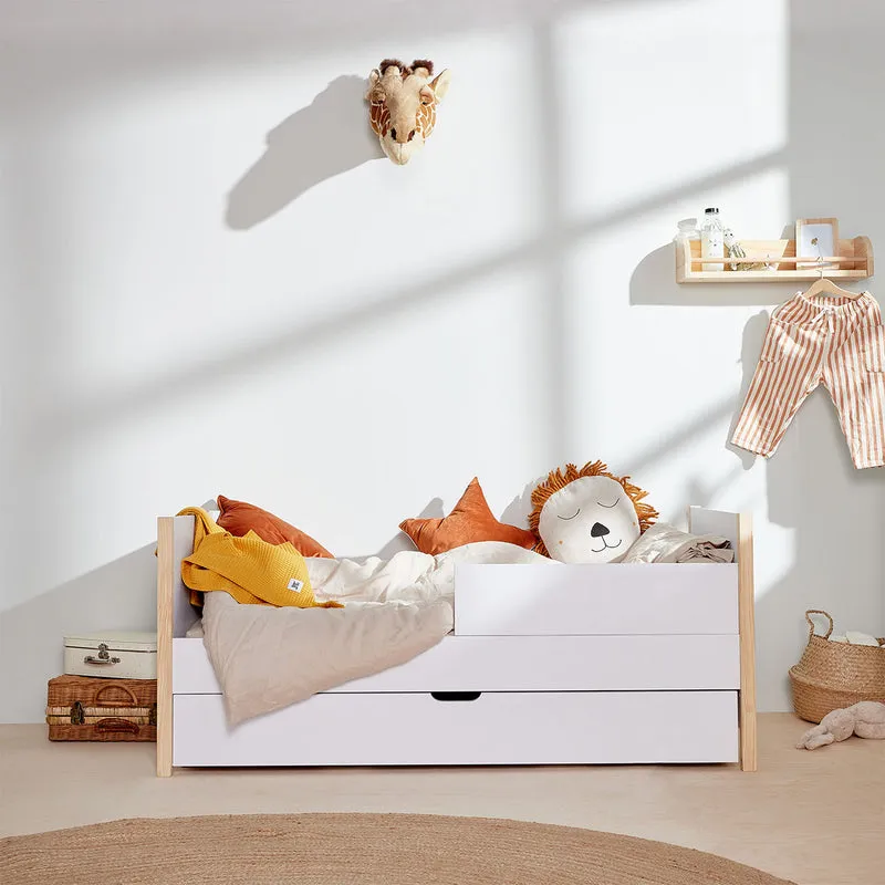 Lit évolutif 70x140 Bellamy Juliette Blanc et bois