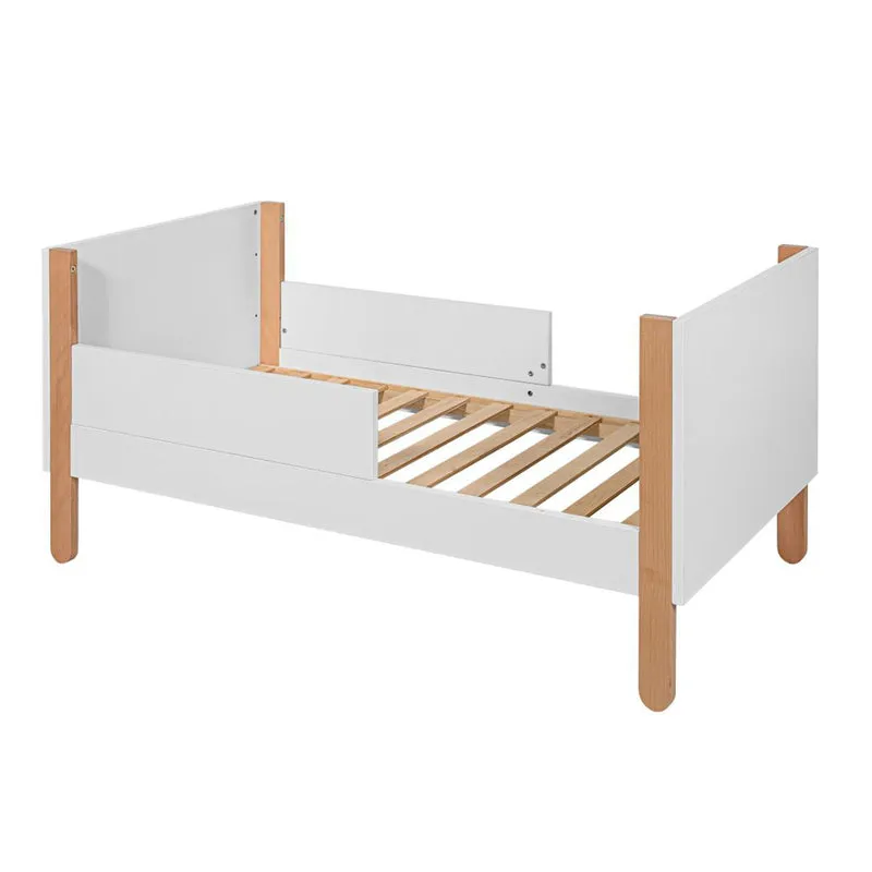 Lit évolutif 60x120 Bellamy Laurie Blanc et bois
