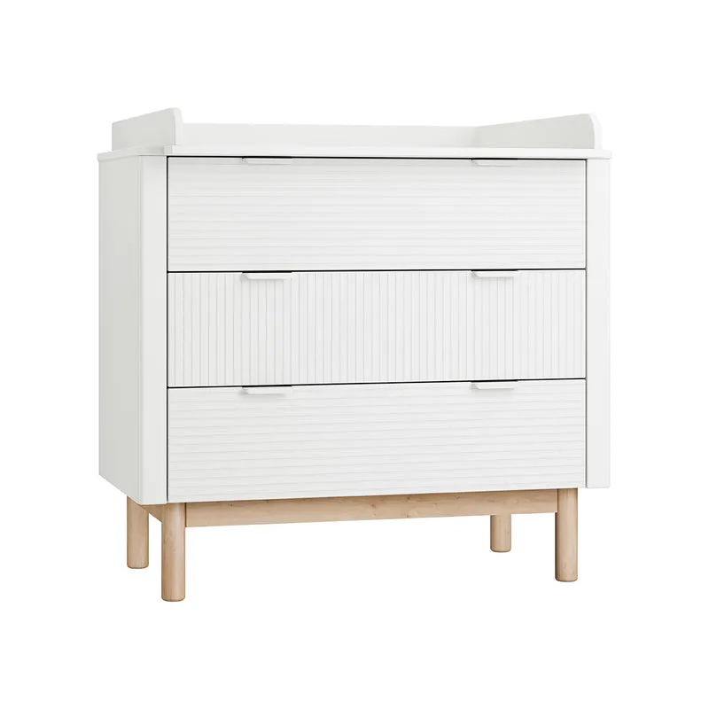 Commode 3 tiroirs Pinio Miloo Blanc