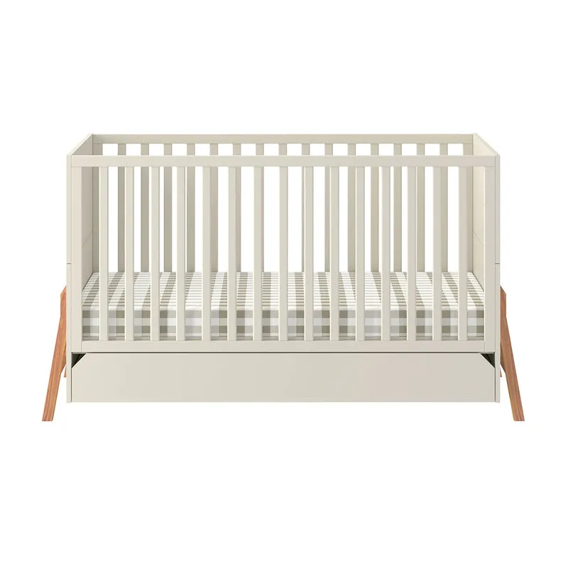 Lit évolutif 70x140 tiroir inclus Bellamy Lotta Cachemire
