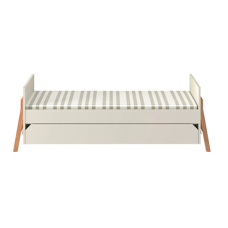 Lit évolutif 70x140 tiroir inclus Bellamy Lotta Cachemire