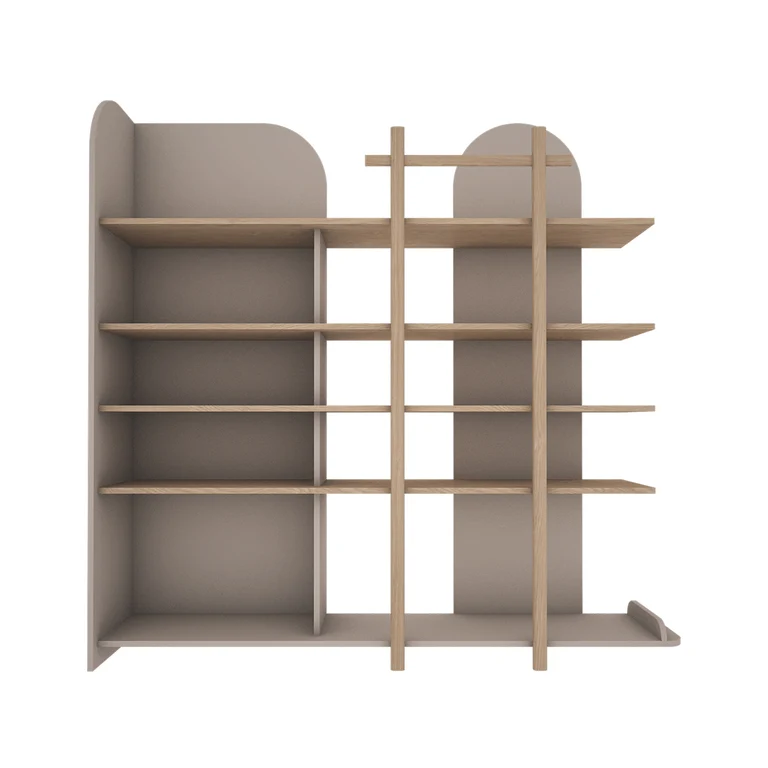 Bibliothèque Wood Luck Bloom - Cachemire et Bois