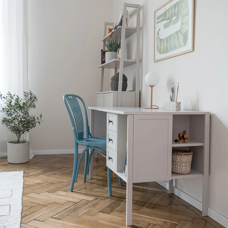Bureau 3 tiroirs Wood Luck Gabriel - Cachemire
