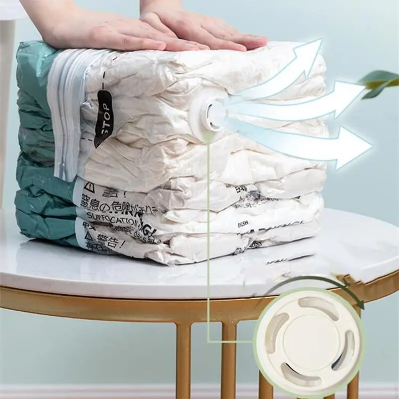 Sacs de rangement compressibles sans pompe