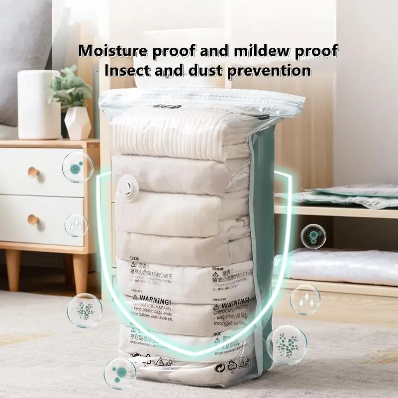 Sacs de rangement compressibles sans pompe