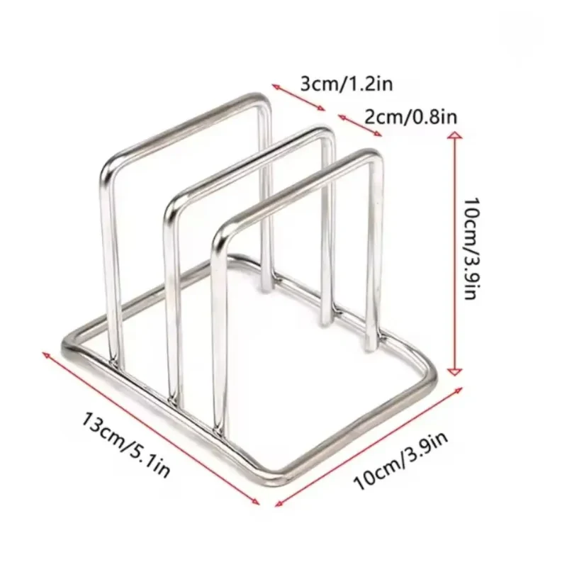 Range-planches à découper en acier