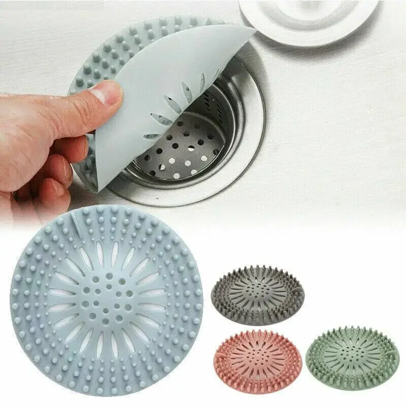 Filtre à cheveux en silicone pour évacuation