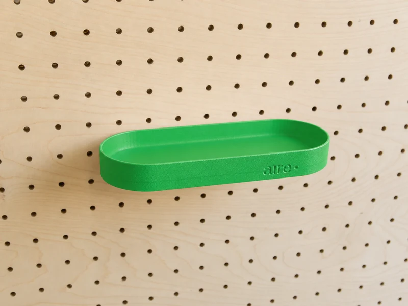 Étagère avec rebords pour pegboard – tablette murale de rangement