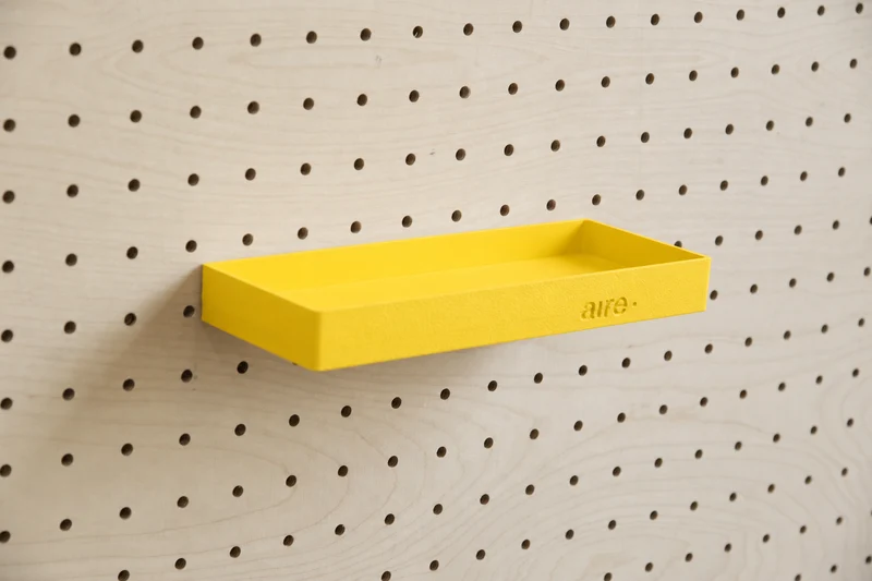 Étagère avec rebords pour pegboard – tablette murale de rangement