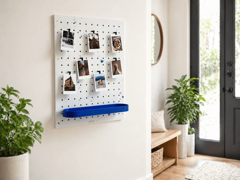 Pegboard Polygood plastique 100% recyclé – panneau perforé mural écologique