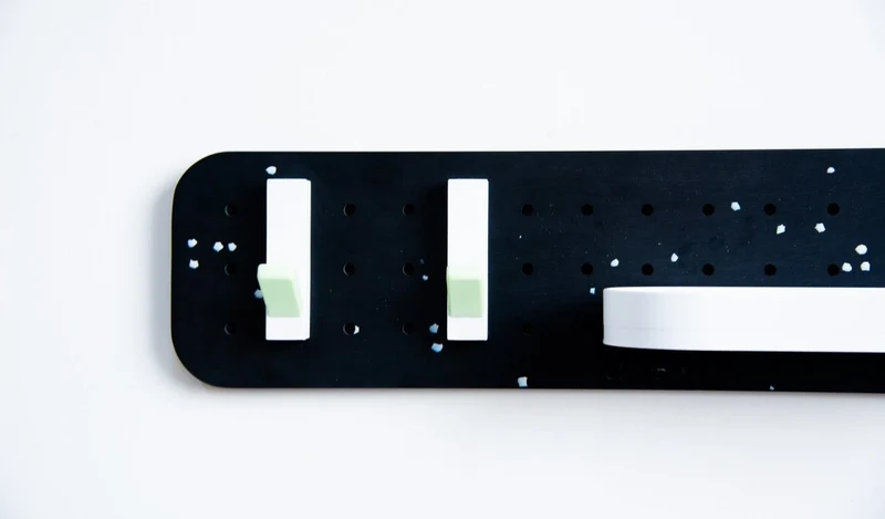 Pegboard Polygood plastique 100% recyclé – panneau perforé mural écologique