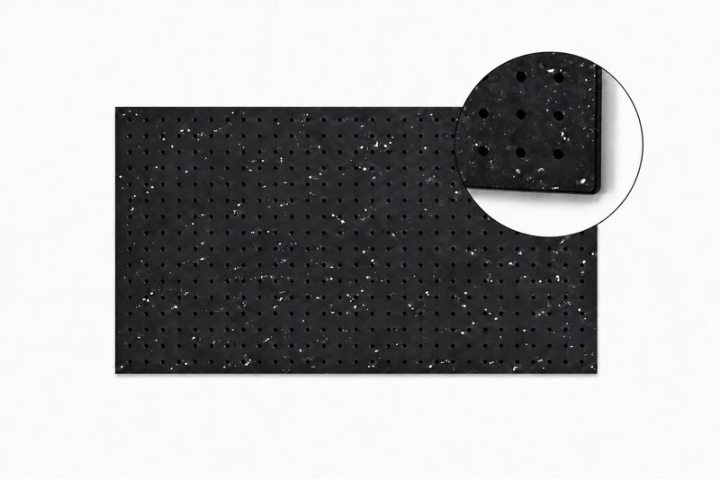 Pegboard Polygood plastique 100% recyclé – panneau perforé mural écologique