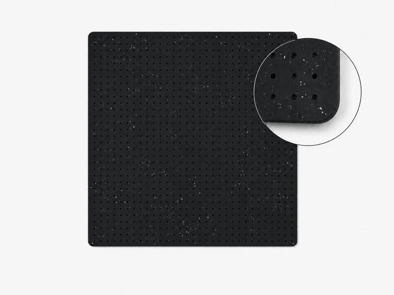 Pegboard Polygood plastique 100% recyclé – panneau perforé mural écologique