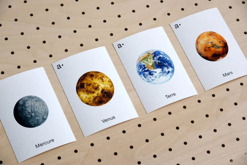 Cartes déco thématiques A6 pour pegboard – décoration murale
