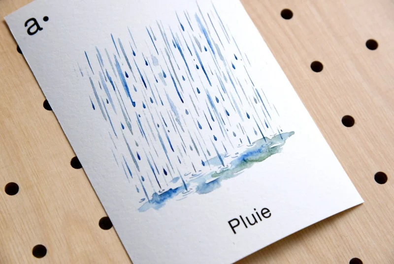 Cartes déco thématiques A6 pour pegboard – décoration murale