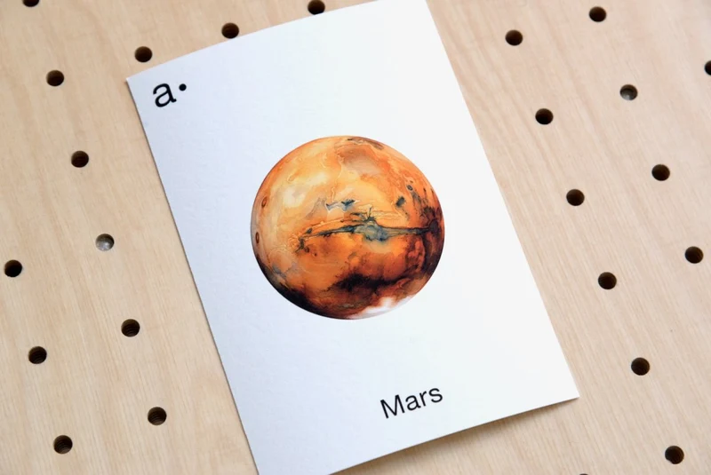 Cartes déco thématiques A6 pour pegboard – décoration murale