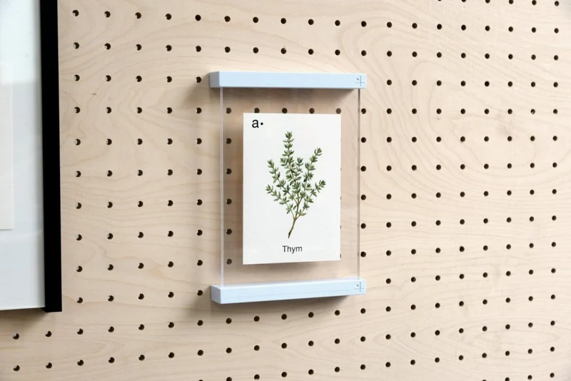 Cartes déco thématiques A6 pour pegboard – décoration murale