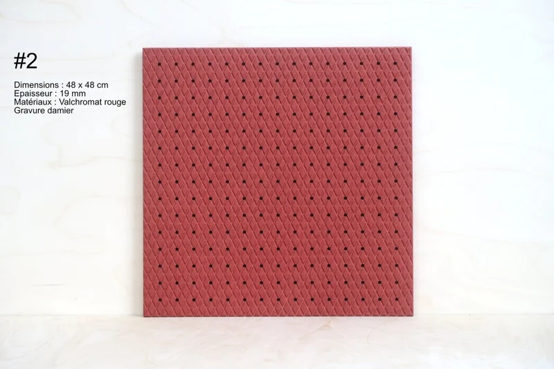 Pegboard en bois – panneau perforé mural (fin de série)