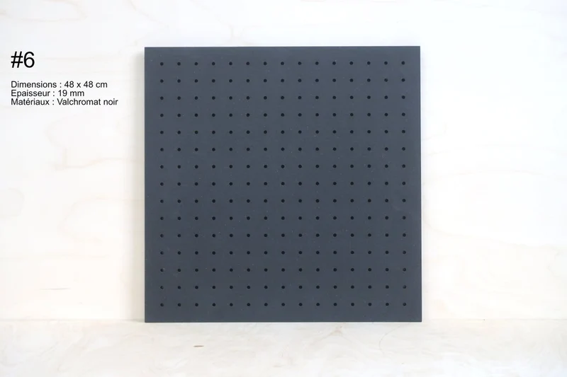 Pegboard en bois – panneau perforé mural (fin de série)