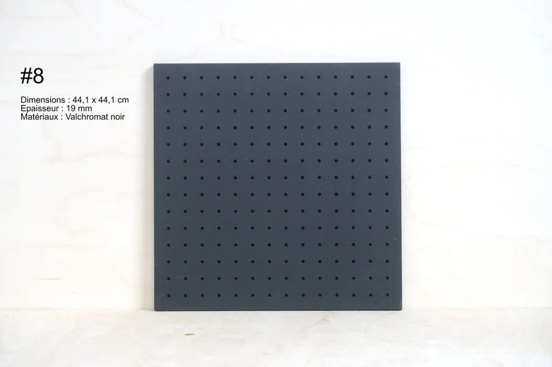 Pegboard en bois – panneau perforé mural (fin de série)