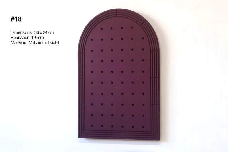 Pegboard en bois – panneau perforé mural (fin de série)