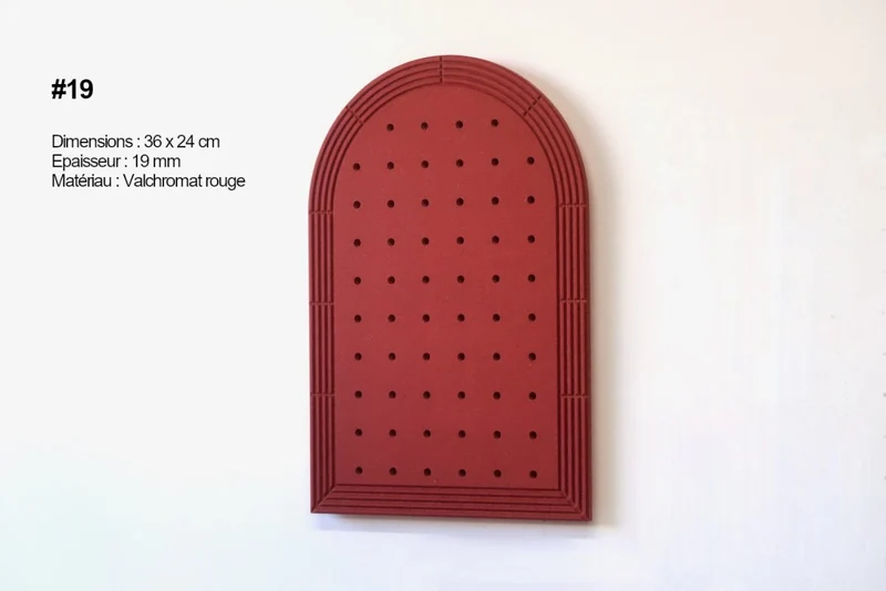 Pegboard en bois – panneau perforé mural (fin de série)