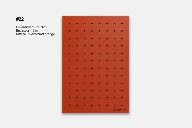Pegboard en bois – panneau perforé mural (fin de série)