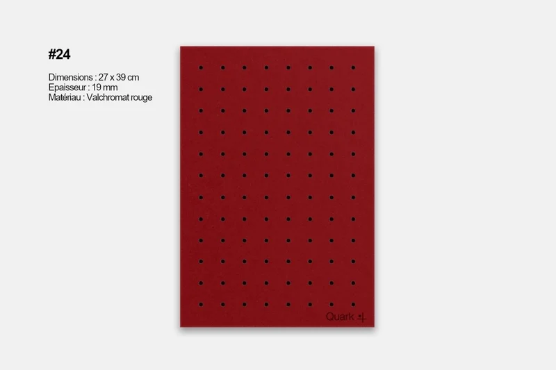Pegboard en bois – panneau perforé mural (fin de série)