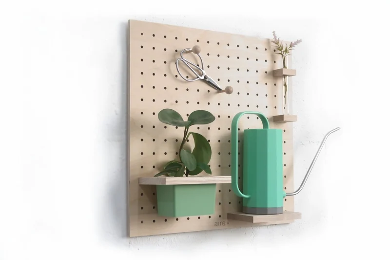 Pegboard cadeau de Noël Jardinage – panneau perforé mural + accessoires plantes
