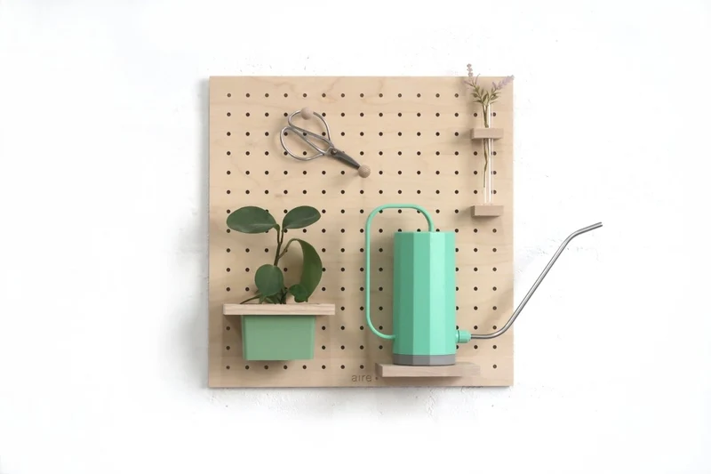Pegboard cadeau de Noël Jardinage – panneau perforé mural + accessoires plantes