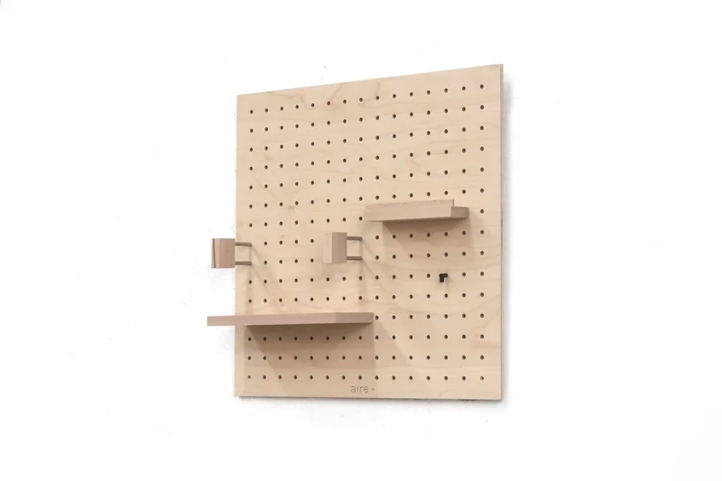 Pegboard cadeau de Noël Lecture – panneau perforé mural + étagères à livres