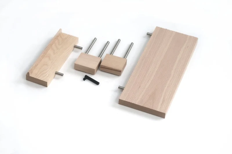 Pegboard cadeau de Noël Lecture – panneau perforé mural + étagères à livres