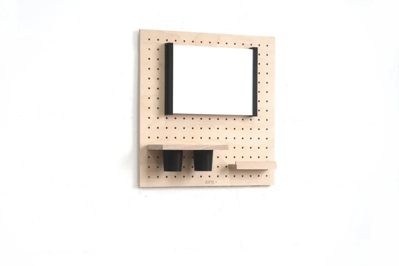 Pegboard cadeau de Noël Artiste – panneau perforé mural + accessoires créatifs